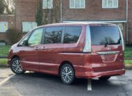 NISSAN SERENA 2015, HIGHWAY STAR, 2.0 PETROL HYBRID FULLY LOADED, 8 SEATER, ORANGE METALLIC PAINT, BLACK CLOTH INTERIOR