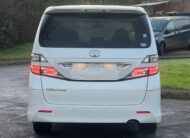 TOYOTA VELLFIRE 2009, 240X, 2.4 PETROL FULLY LOADED, 8 SEATER, SUNROOF, WHITE CRYSTAL SHINE PAINT, BLACK CLOTH INTERIOR