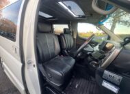 NISSAN ELGRAND 2007, HIGHWAY STAR, 3.5 V6 PETROL FULLY LOADED, 8 SEATER, SUNROOF, WHITE PEARL PAINT, BLACK LEATHER INTERIOR