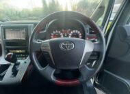 TOYOTA VELLFIRE 2009, 240X, 2.4 PETROL FULLY LOADED, 8 SEATER, SUNROOF, WHITE CRYSTAL SHINE PAINT, BLACK CLOTH INTERIOR