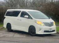 TOYOTA ALPHARD 2008, 240S PLATINUM SELECTION, 2.4 PETROL FULLY LOADED, 7 SEATER, WHITE PEARL CRYSTAL SHINE PAINT, BLACK CLOTH INTERIOR