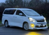 TOYOTA VELLFIRE 2012, 240Z PLATINUM SELECTION II, 2.4 PETROL FULLY LOADED, 7 SEATER, SUNROOF, WHITE PEARL CRYSTAL SHINE PAINT, BLACK LEATHER INTERIOR