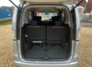 NISSAN SERENA 2013, HIGHWAY STAR, 2.0 PETROL HYBRID FULLY LOADED, 8 SEATER, BRILLIANT SILVER PAINT, BLACK CLOTH INTERIOR