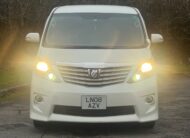 TOYOTA ALPHARD 2008, 240S PLATINUM SELECTION, 2.4 PETROL FULLY LOADED, 7 SEATER, WHITE PEARL CRYSTAL SHINE PAINT, BLACK CLOTH INTERIOR