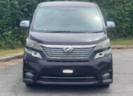 TOYOTA VELLFIRE 2008, 240S PLATINUM SELECTION, 2.4 PETROL FULLY LOADED, 7 SEATER, PEARL VIOLET PAINT, BLACK CLOTH INTERIOR