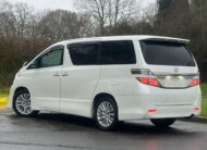 TOYOTA VELLFIRE 2012, 240Z PLATINUM SELECTION II, 2.4 PETROL FULLY LOADED, 7 SEATER, SUNROOF, WHITE PEARL CRYSTAL SHINE PAINT, BLACK LEATHER INTERIOR