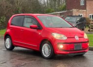 VOLKSWAGEN UP! 2012, HIGH UP!, 1.0 PETROL FULLY LOADED, 4 SEATER, TORNADO RED PAINT, BEIGE AND GREY CLOTH INTERIOR