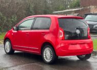 VOLKSWAGEN UP! 2012, HIGH UP!, 1.0 PETROL FULLY LOADED, 4 SEATER, TORNADO RED PAINT, BEIGE AND GREY CLOTH INTERIOR