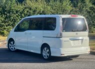 NISSAN SERENA 2009, HIGHWAY STAR, 2.0 PETROL FULLY LOADED, 8 SEATER, PEARL WHITE PAINT, BLACK CLOTH INTERIOR
