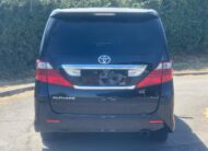 TOYOTA ALPHARD 2010, 240S PLATINUM SELECTION, 2.4 PETROL FULLY LOADED, SUNROOF, 7 SEATER, PEARL BLACK PAINT, BLACK LEATHER INTERIOR