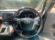 TOYOTA ALPHARD 2010, 240S PLATINUM SELECTION, 2.4 PETROL FULLY LOADED, SUNROOF, 7 SEATER, PEARL BLACK PAINT, BLACK LEATHER INTERIOR