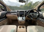 TOYOTA ALPHARD 2013, 240X PLATINUM SELECTION, 2.4 PETROL FULLY LOADED, 8 SEATER, BLACK ONYX PAINT, BEIGE CLOTH INTERIOR