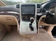 TOYOTA ALPHARD 2013, 240X PLATINUM SELECTION, 2.4 PETROL FULLY LOADED, 8 SEATER, BLACK ONYX PAINT, BEIGE CLOTH INTERIOR