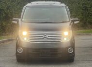 NISSAN ELGRAND 2007, HIGHWAY STAR, 3.5 V6 PETROL FULLY LOADED, 8 SEATER, BLACK PEARL PAINT, BLACK LEATHER INTERIOR