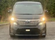TOYOTA VELLFIRE 2009, 240S PLATINUM SELECTION, 2.4 PETROL FULLY LOADED, 7 SEATER, BLACK ONYX PAINT, BLACK CLOTH INTERIOR