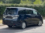 TOYOTA VELLFIRE 2013, PLATINUM SELECTION II, 3.5 V6 PETROL FULLY LOADED, 7 SEATER, BLUE ONYX PEARL PAINT, BLACK CLOTH INTERIOR