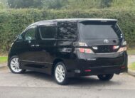 TOYOTA VELLFIRE 2009, 240S PLATINUM SELECTION, 2.4 PETROL FULLY LOADED, 7 SEATER, BLACK ONYX PAINT, BLACK CLOTH INTERIOR