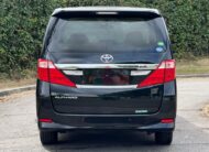 TOYOTA ALPHARD 2013, 240X PLATINUM SELECTION, 2.4 PETROL FULLY LOADED, 8 SEATER, BLACK ONYX PAINT, BEIGE CLOTH INTERIOR