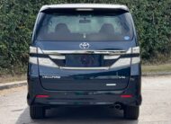 TOYOTA VELLFIRE 2013, PLATINUM SELECTION II, 3.5 V6 PETROL FULLY LOADED, 7 SEATER, BLUE ONYX PEARL PAINT, BLACK CLOTH INTERIOR
