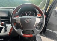 TOYOTA VELLFIRE 2009, 240S PLATINUM SELECTION, 2.4 PETROL FULLY LOADED, 7 SEATER, MAGNETIC GREY METALLIC PAINT, BLACK ALCANTARA INTERIOR