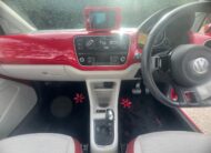 VOLKSWAGEN UP 2013, 1.0 PETROL FULLY LOADED, 4 SEATER, TORNADO RED PAINT, BLACK AND BEIEGE CLOTH INTERIOR
