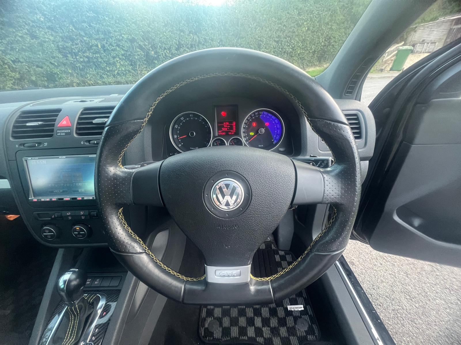 VOLKSWAGEN GOLF GTI 2009, PIRELLI EDITION, 2.0 PETROL FULLY LOADED, 5 SEATER, BLACK MAGIC PEARL PAINT, BLACK AND GREY HALF LEATHER INTERIOR