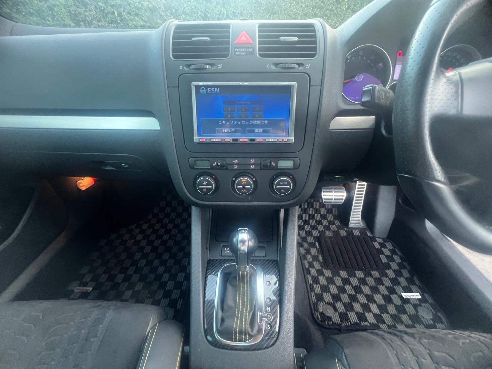 VOLKSWAGEN GOLF GTI 2009, PIRELLI EDITION, 2.0 PETROL FULLY LOADED, 5 SEATER, BLACK MAGIC PEARL PAINT, BLACK AND GREY HALF LEATHER INTERIOR