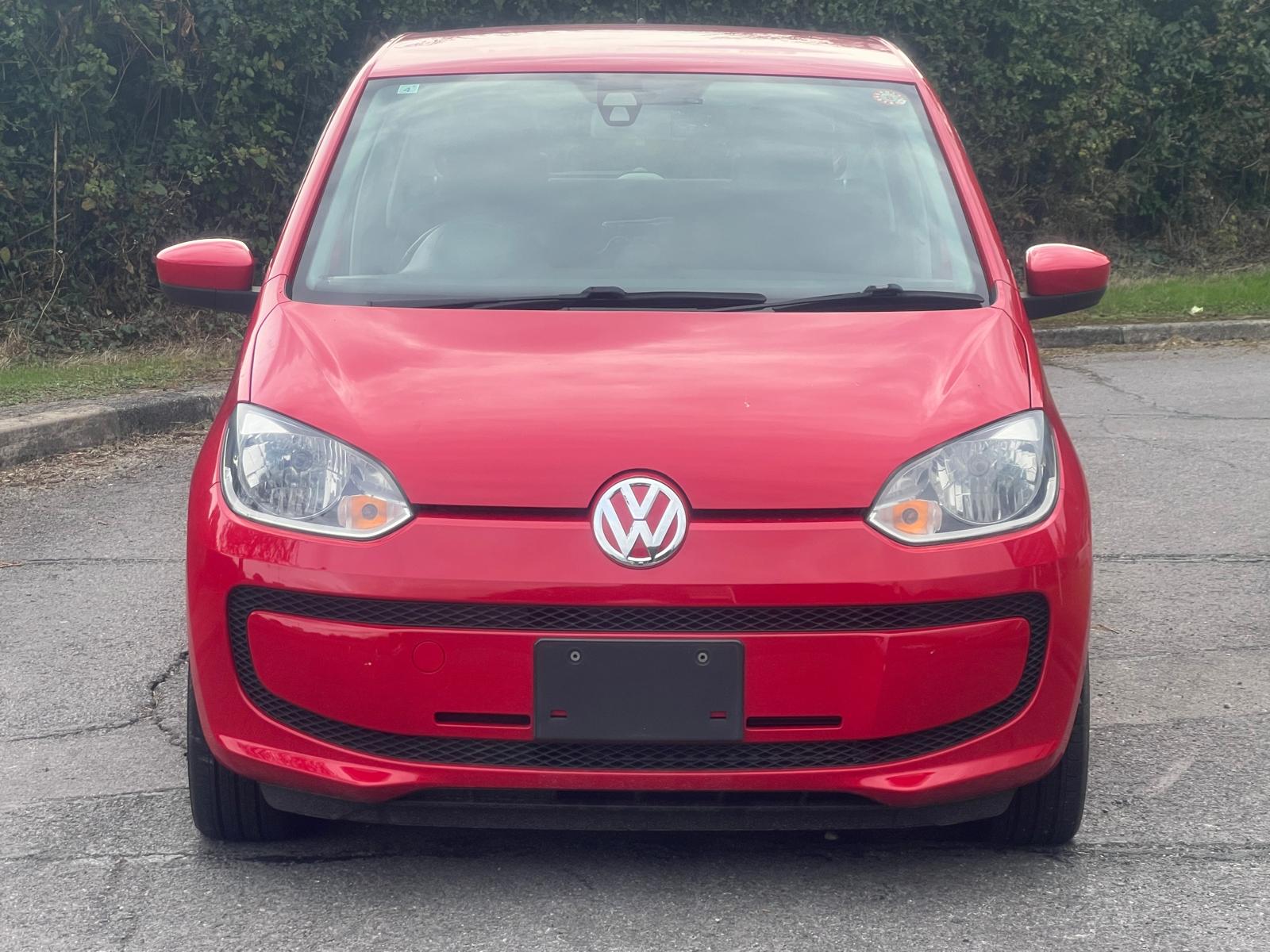 VOLKSWAGEN UP 2012, 1.0 PETROL FULLY LOADED, 4 SEATER, TORNADO RED PAINT, BLACK AND GREY CLOTH INTERIOR